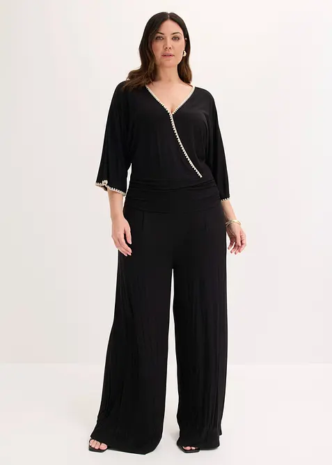 Jumpsuit i f&ouml;ljsam viskos, bonprix