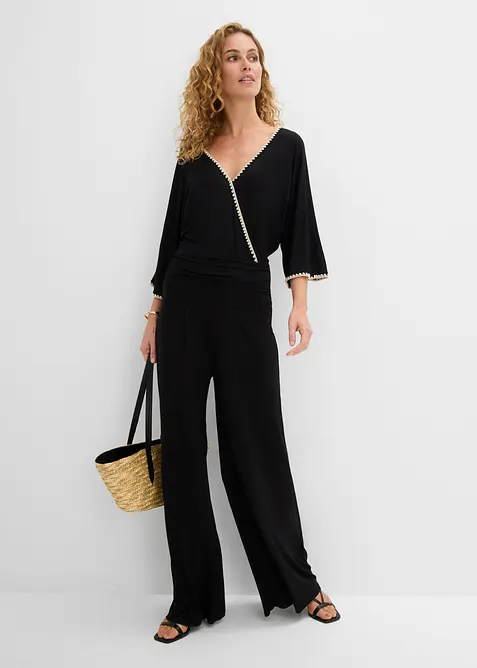 Jumpsuit i f&ouml;ljsam viskos, bonprix