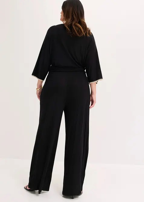 Jumpsuit i f&ouml;ljsam viskos, bonprix
