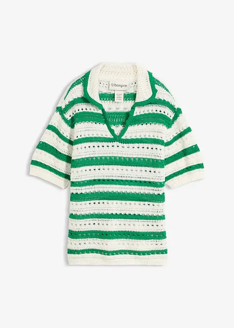 Stickad jumper, bonprix