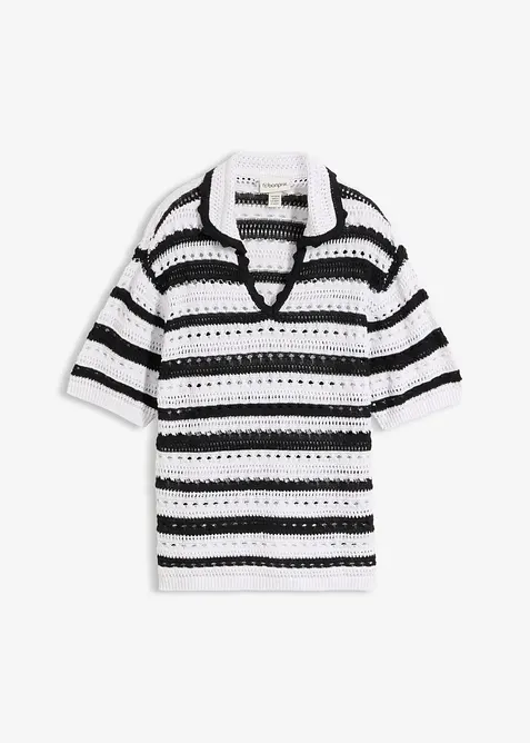 Stickad jumper, bonprix