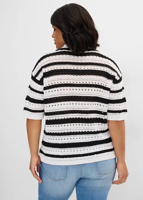 Stickad jumper, bonprix