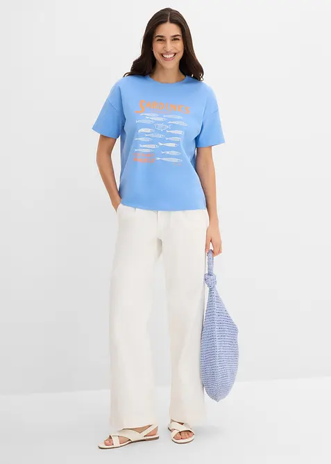 T-shirt av stabil, ekologisk bomull, bonprix