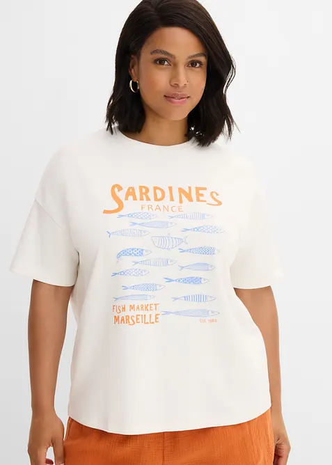 T-shirt av stabil, ekologisk bomull, bonprix