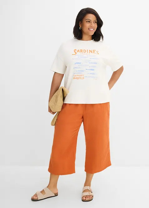 T-shirt av stabil, ekologisk bomull, bonprix