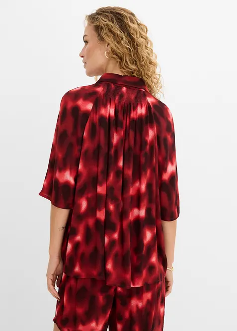 Oversizeblus i viskos med struktur, bonprix