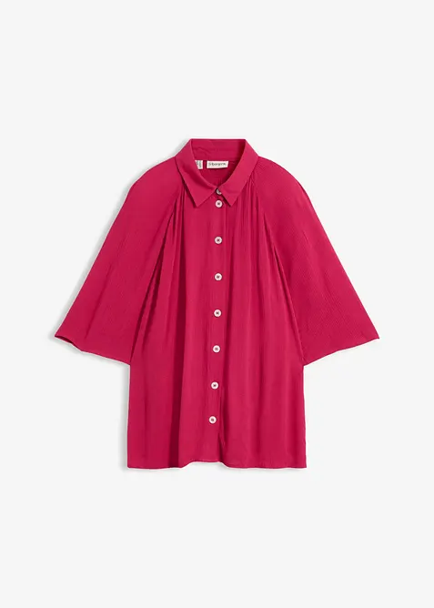 Oversizeblus i viskos med struktur, bonprix