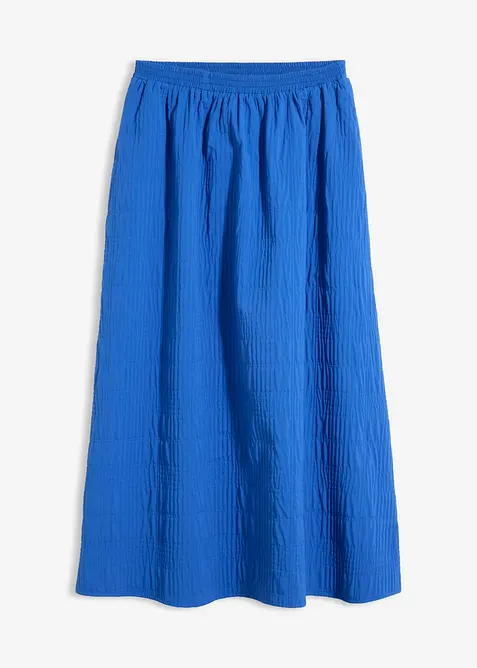 Tunn mellanl&aring;ng kjol med struktur, bonprix