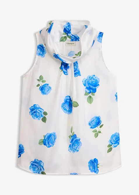 Linne av satin med mjukt fall, bonprix