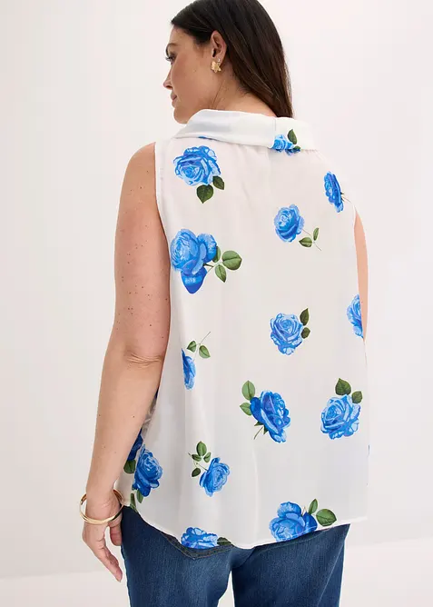 Linne av satin med mjukt fall, bonprix