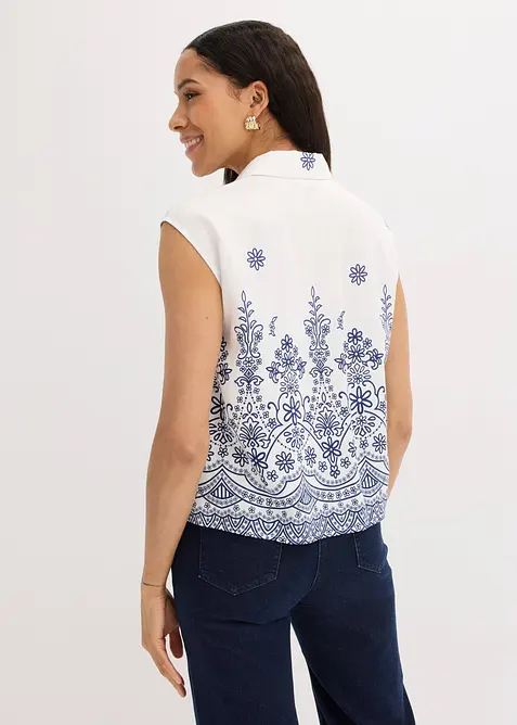 Blus i mjuk viskosblandning, bonprix