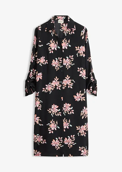 L&aring;ng blus i mjuk viskosmix, bonprix