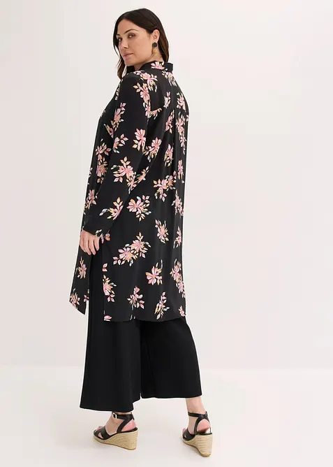 L&aring;ng blus i mjuk viskosmix, bonprix