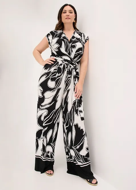 Jumpsuit av jersey, bonprix