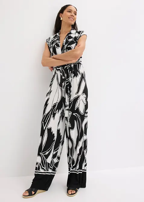 Jumpsuit av jersey, bonprix