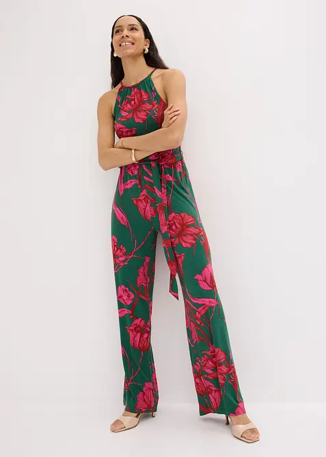 Jumpsuit i jersey av mjuk viskosmix, bonprix
