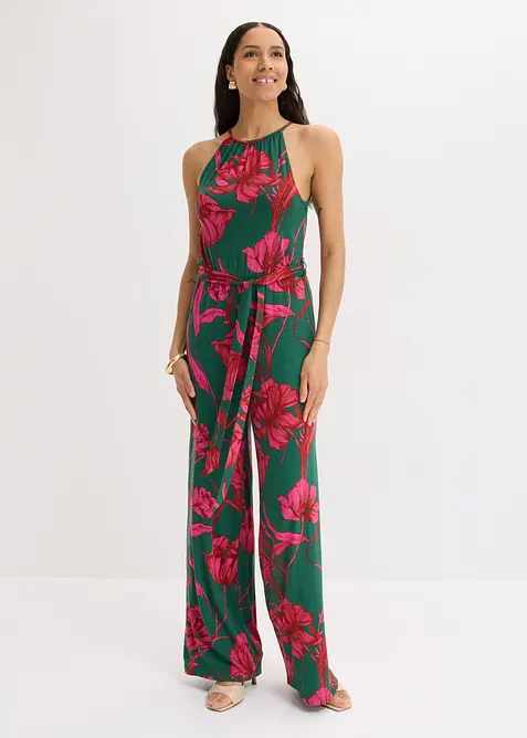Jumpsuit i jersey av mjuk viskosmix, bonprix