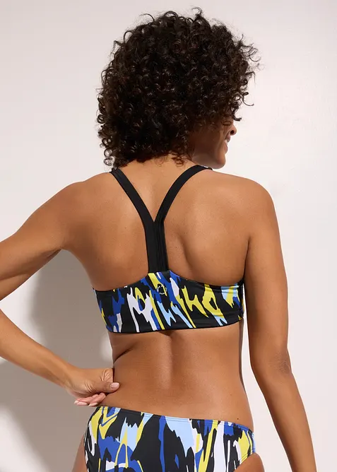 Sportig BH-bikinitopp i snabbtorkande material, bonprix