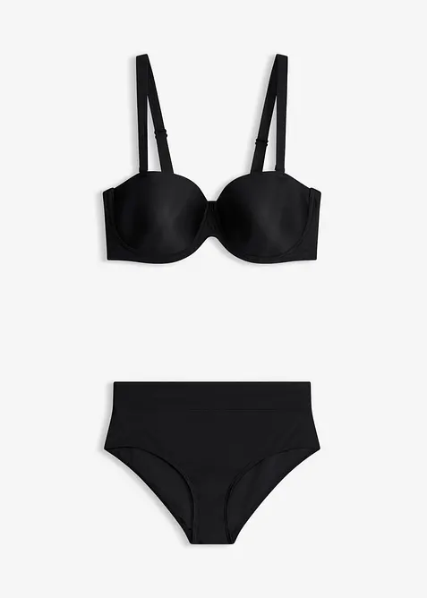 Balconettebikini i snabbtorkande material (2 delar), bonprix