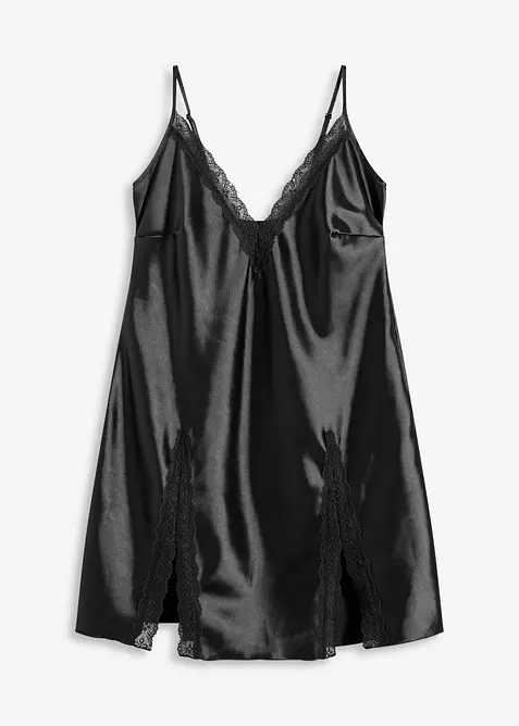 Neglig&eacute; i satin, bonprix