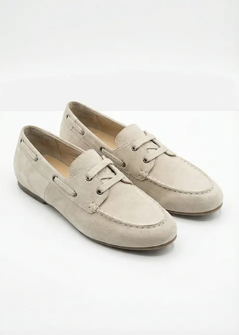 Loafers med sn&ouml;rning, bonprix