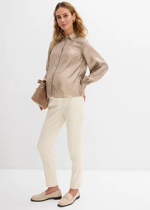 Mammabyxa med stretch och avsmalnande ben, bonprix