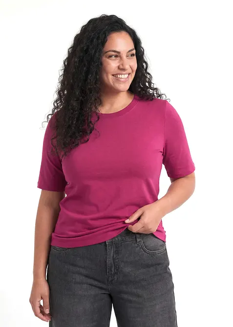 T-shirt av ren ekologisk bomull, bonprix