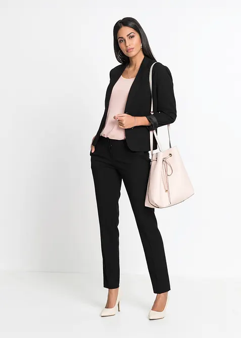 Kavaj med passpoalfickor, Petite, bonprix
