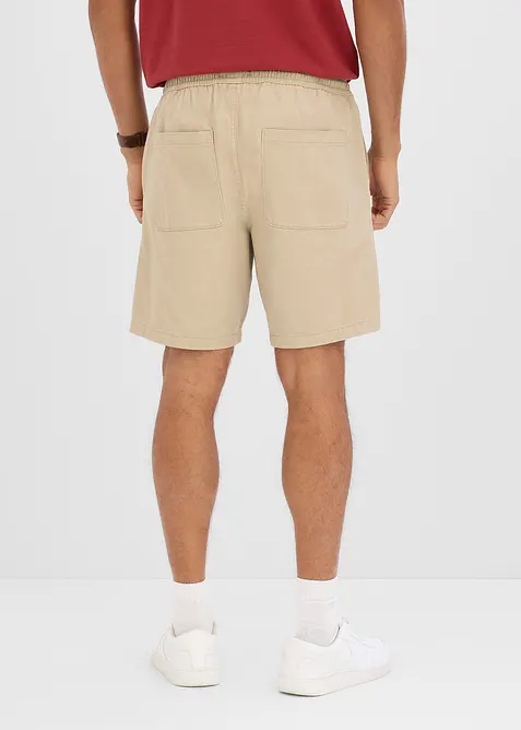 Shorts med res&aring;rmidja, avslappnad passform, bonprix