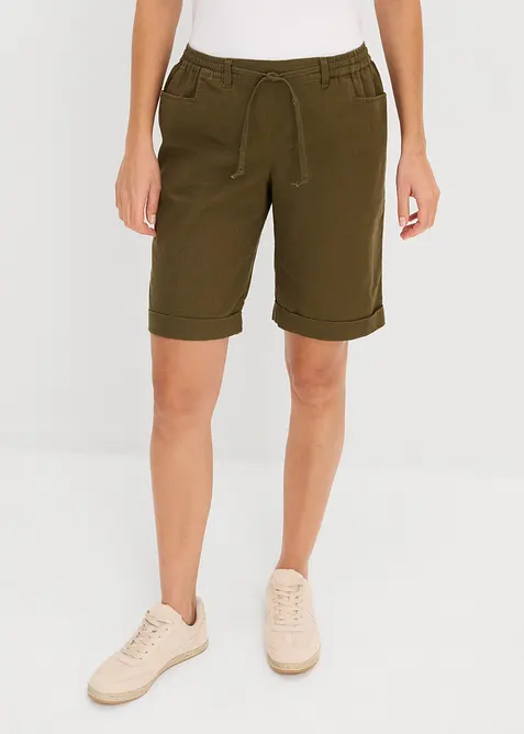 Shorts med linne, bonprix