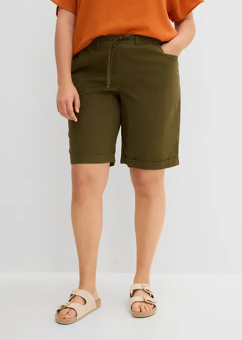 Shorts med linne, bonprix