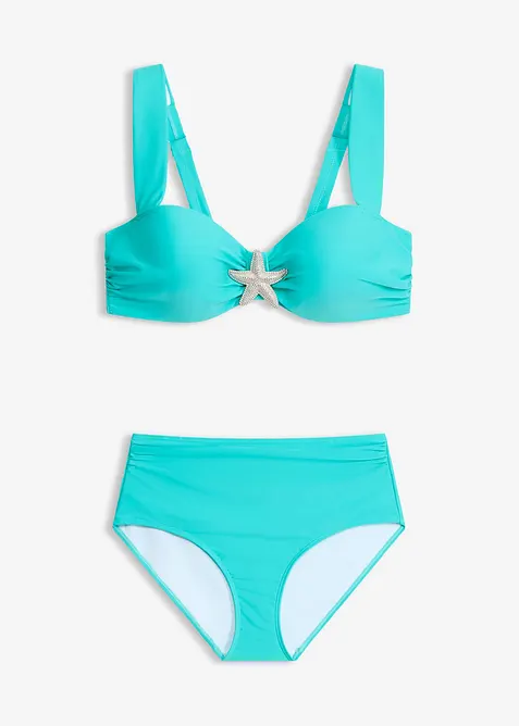Balconettebikini med sj&ouml;stj&auml;rnedetalj (2 delar), bonprix