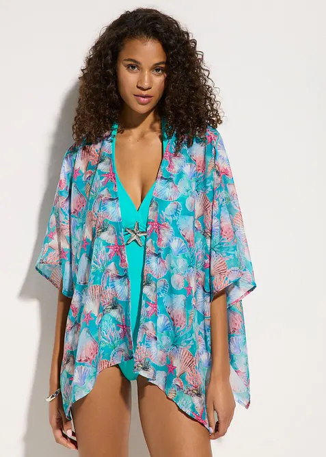 Transparent strandkimono, bonprix