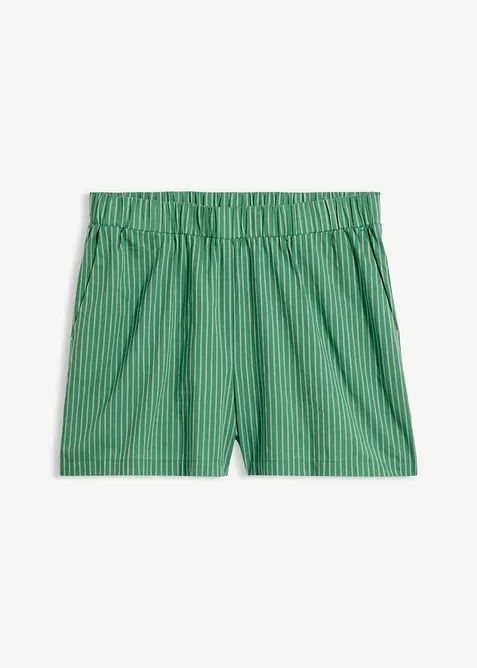 Dra p&aring;-shorts i ekologisk bomull, bonprix