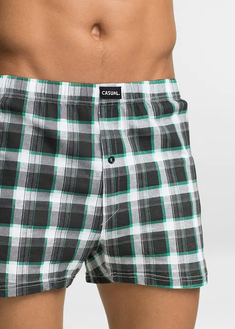 Lediga boxershorts i bomullsjersey (3-pack), bonprix