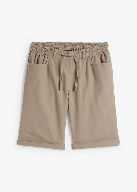 Shorts med linne, bonprix