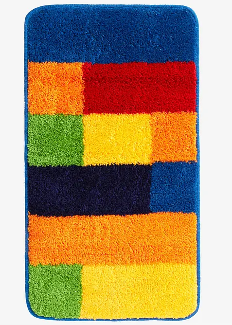 Badrumsmatta med f&auml;rgglad design, bonprix