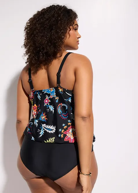 Tankini med reglerbara axelband (2 delar), bonprix