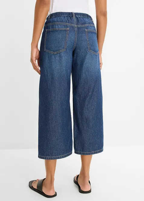 Wide Leg Jeans, Cropped, bonprix
