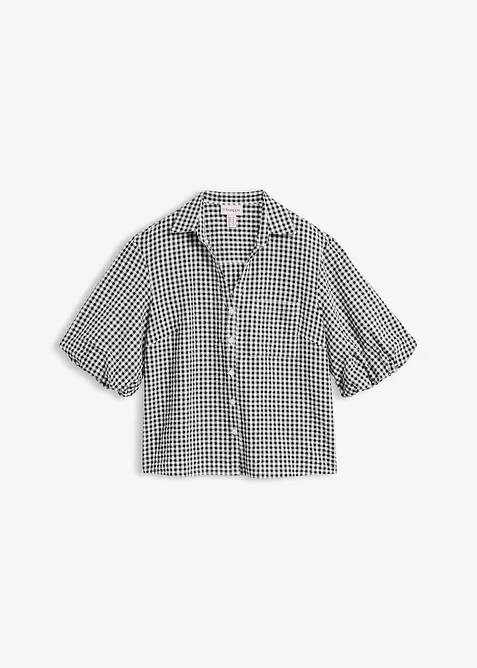 Blus i bomull, bonprix