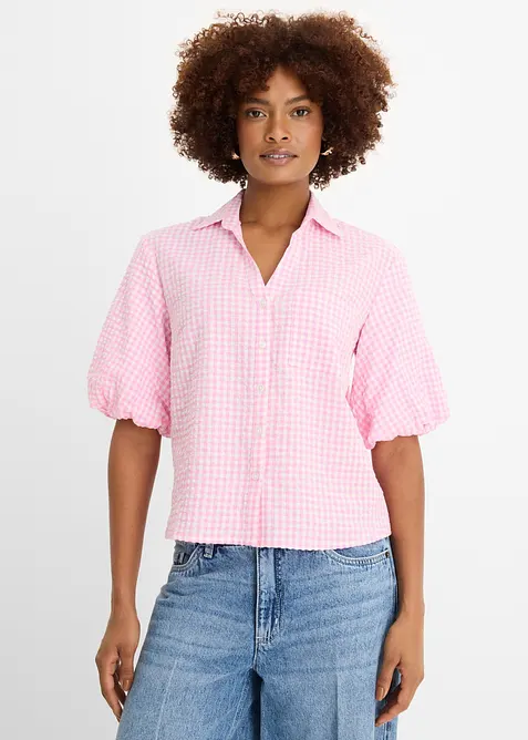 Blus i bomull, bonprix