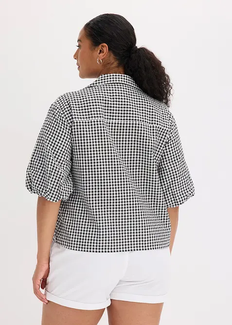 Blus i bomull, bonprix
