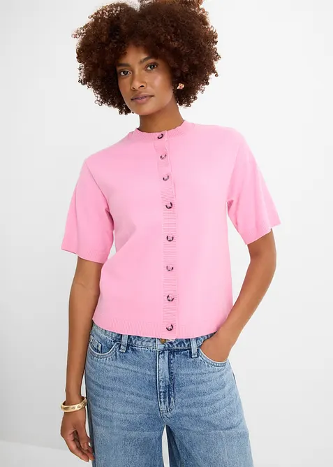 Finstickad cardigan, bonprix