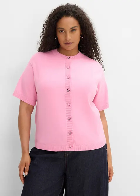 Finstickad cardigan, bonprix