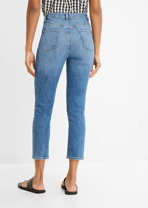 Slim Fit Jeans, High Waist, cropped, bonprix