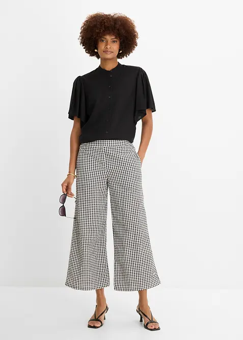 Blus av mjuk viskos, bonprix