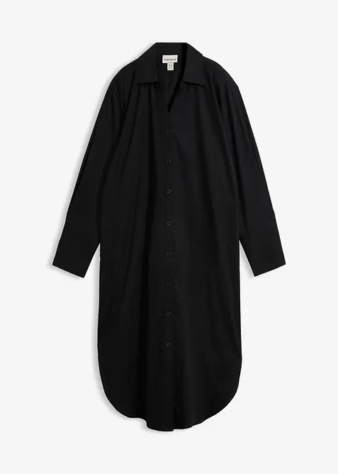 Skjortkl&auml;nning med bomull, bonprix