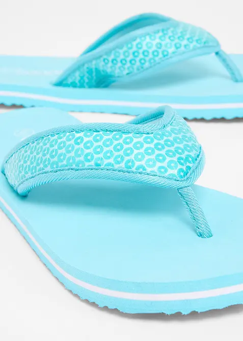 Flip flop-sandal med paljetter, bonprix