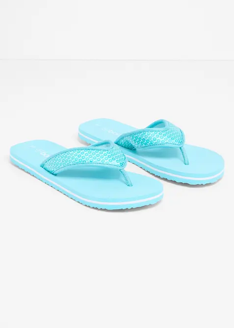 Flip flop-sandal med paljetter, bonprix