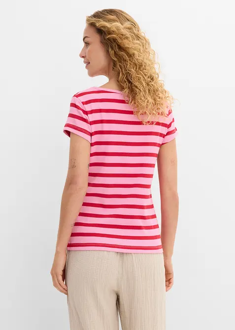 T-shirt av ekologisk bomull (2-pack), bonprix